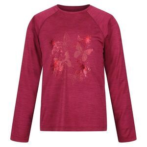 Regatta Girls Butterfly  T-Shirt / Rumba Red
